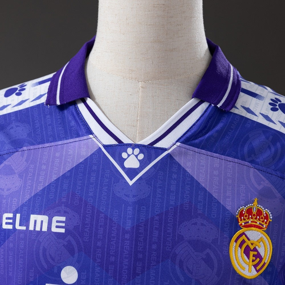 Real Madrid Jersey 1996-97 Away Retro Football Kit