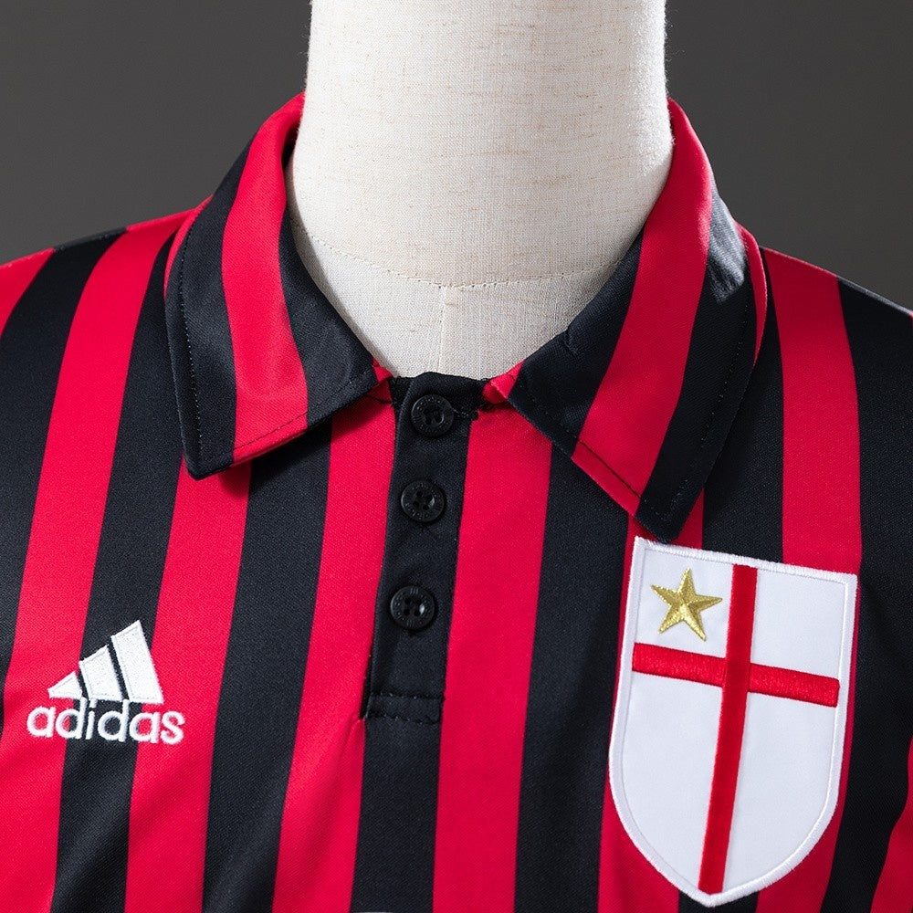 AC Milan Jersey 1999-00 Home Retro Football Kit