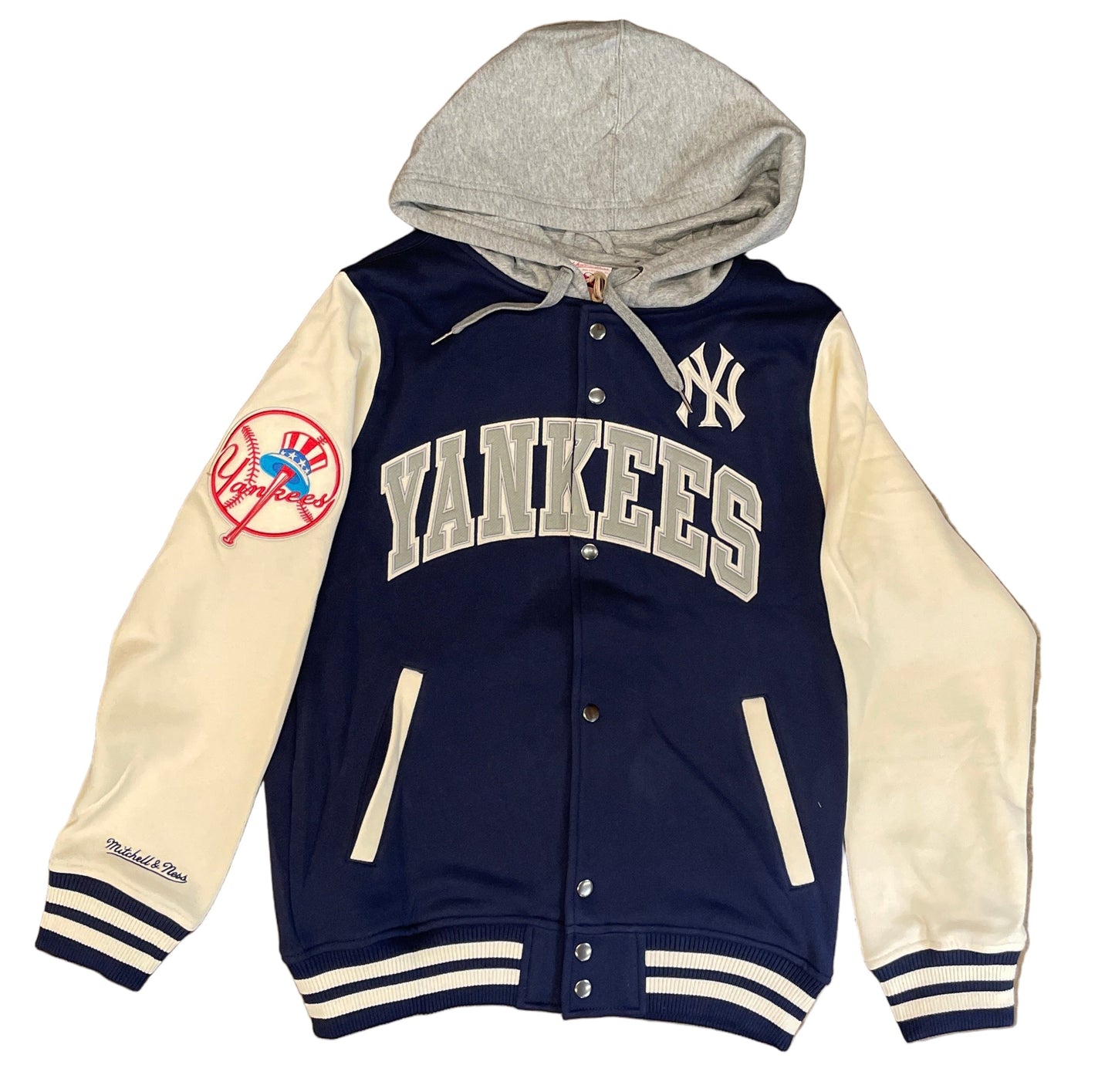 Mitchell & Ness New York Yankees Courtside Fleece Full-Snap Jacket