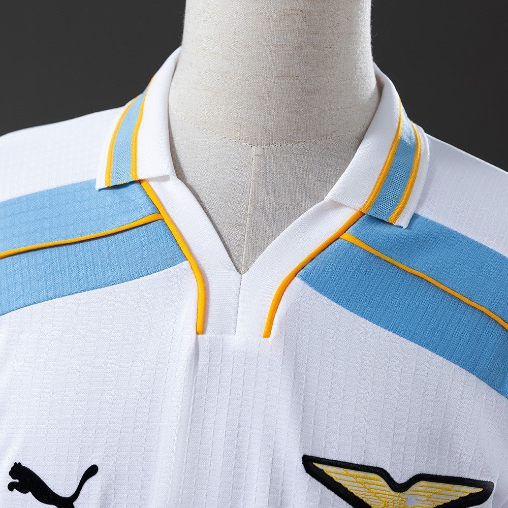 Lazio Jersey 2000-01 Away Retro Football Kit Long Sleeves