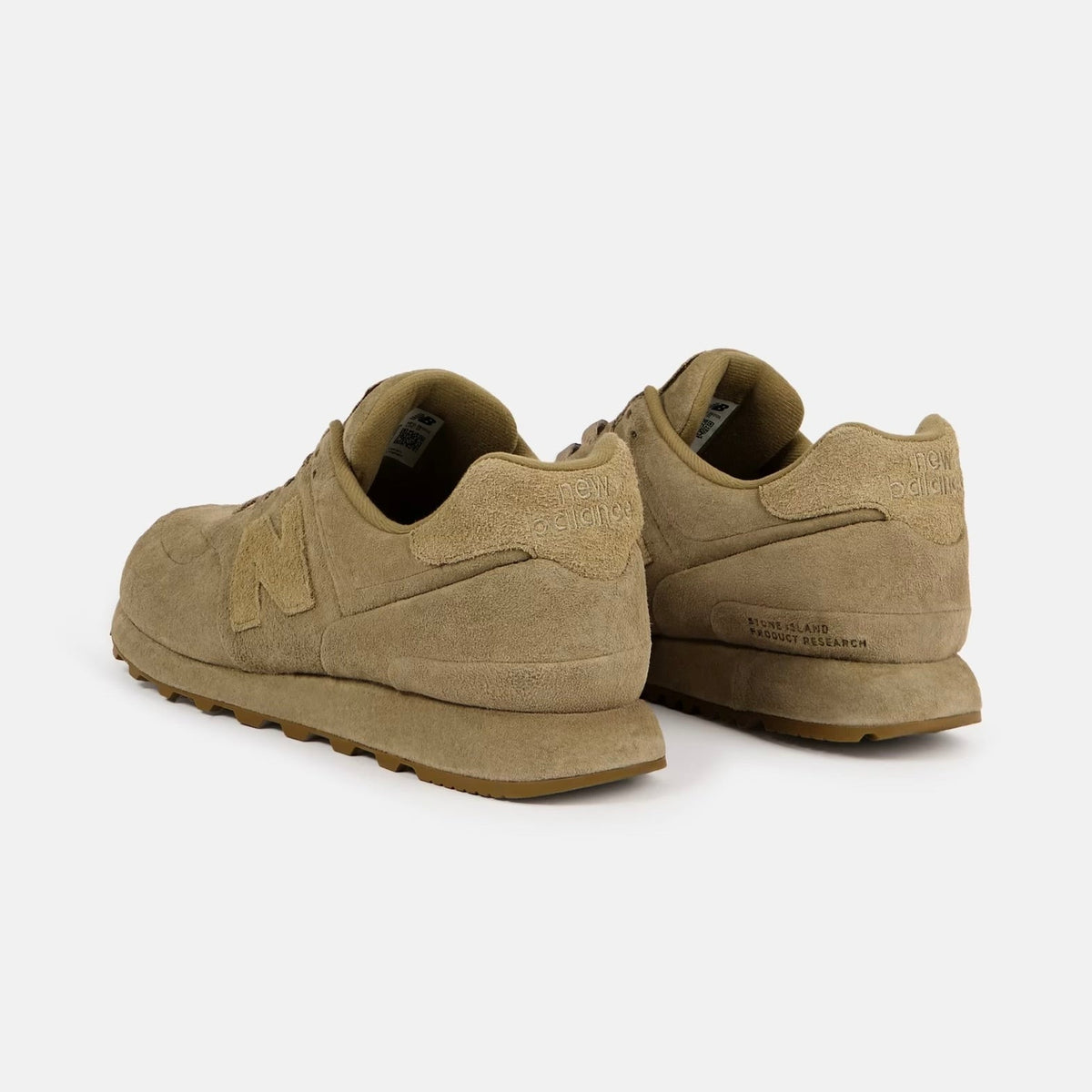 Stone Island | New Balance 574 Ghost Trainers in Dark Beige