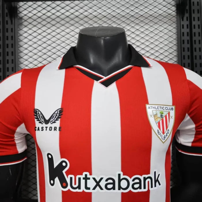 Player Version Athletic Bilbao Jersey 25/26 Home Football Kit Soccer Jersey