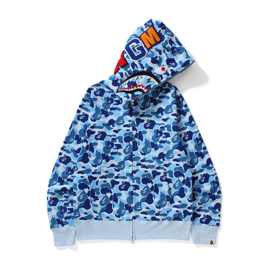 Bape Shark Head Classic Men's Sweatshirt Casual Loose Hooded Top Women's Jacket