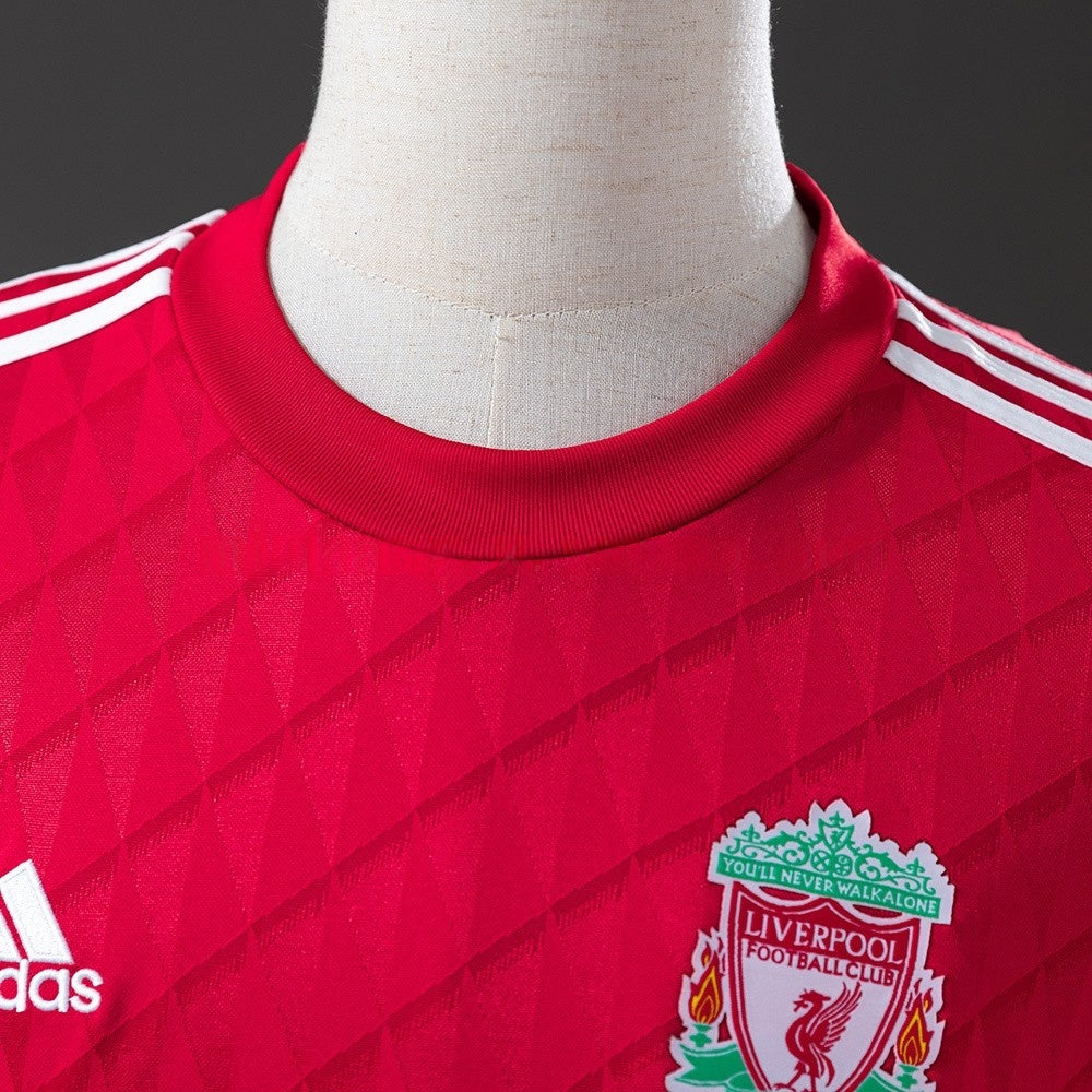 Liverpool Jersey 2010-11 Home Retro Football Kit Long Sleeves