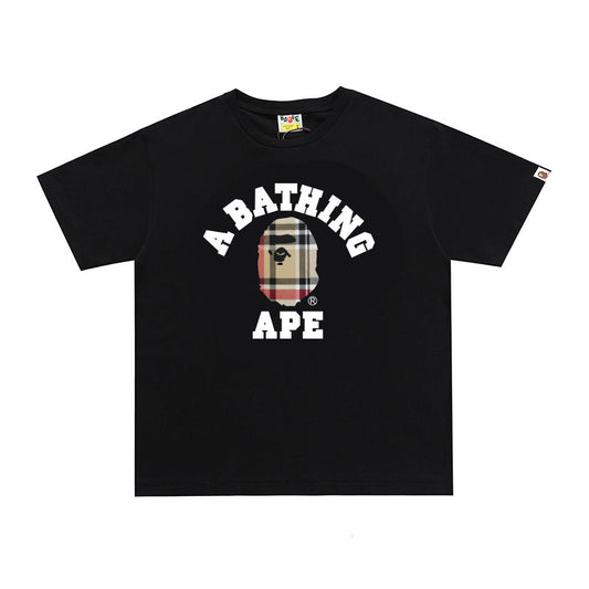 D121 Collegiate Plaid Graphic T-Shirt - Black