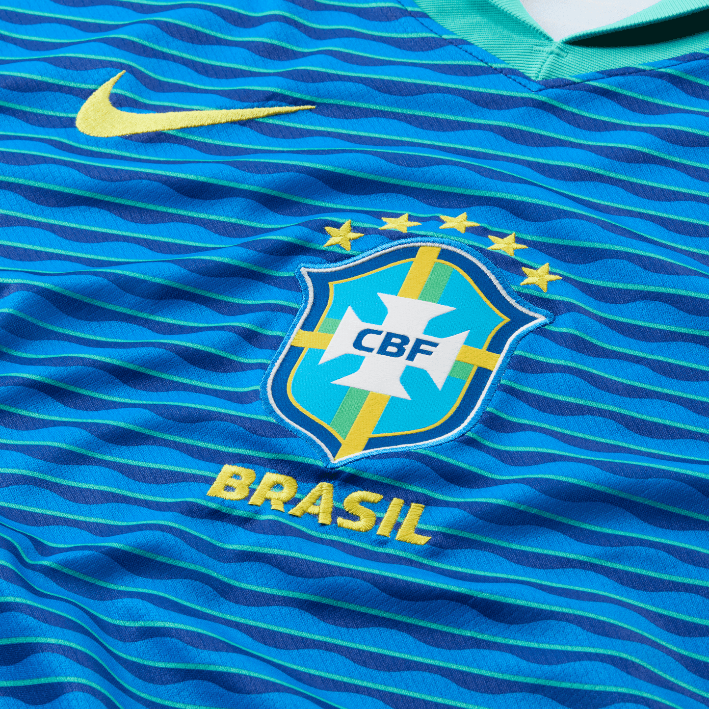 Nike Men's Brazil Stadium Away Dri-FIT Soccer Replica Jersey 2024