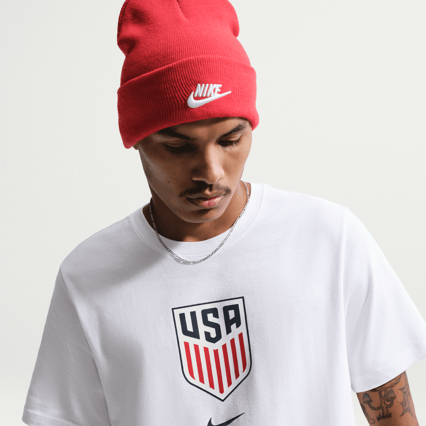Nike USMNT Men's Soccer T-Shirt-White