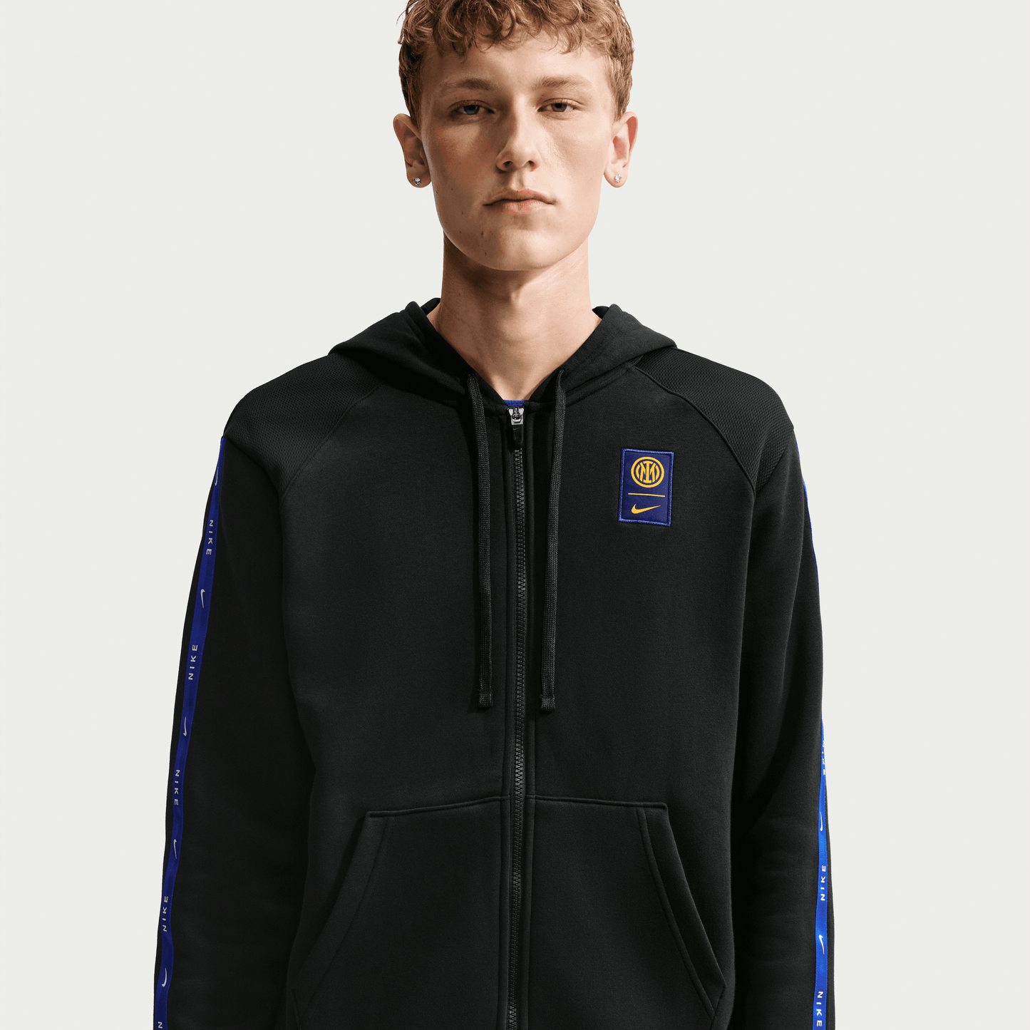 Nike Inter Milan City Side Soccer Full-Zip Fleece Hoodie