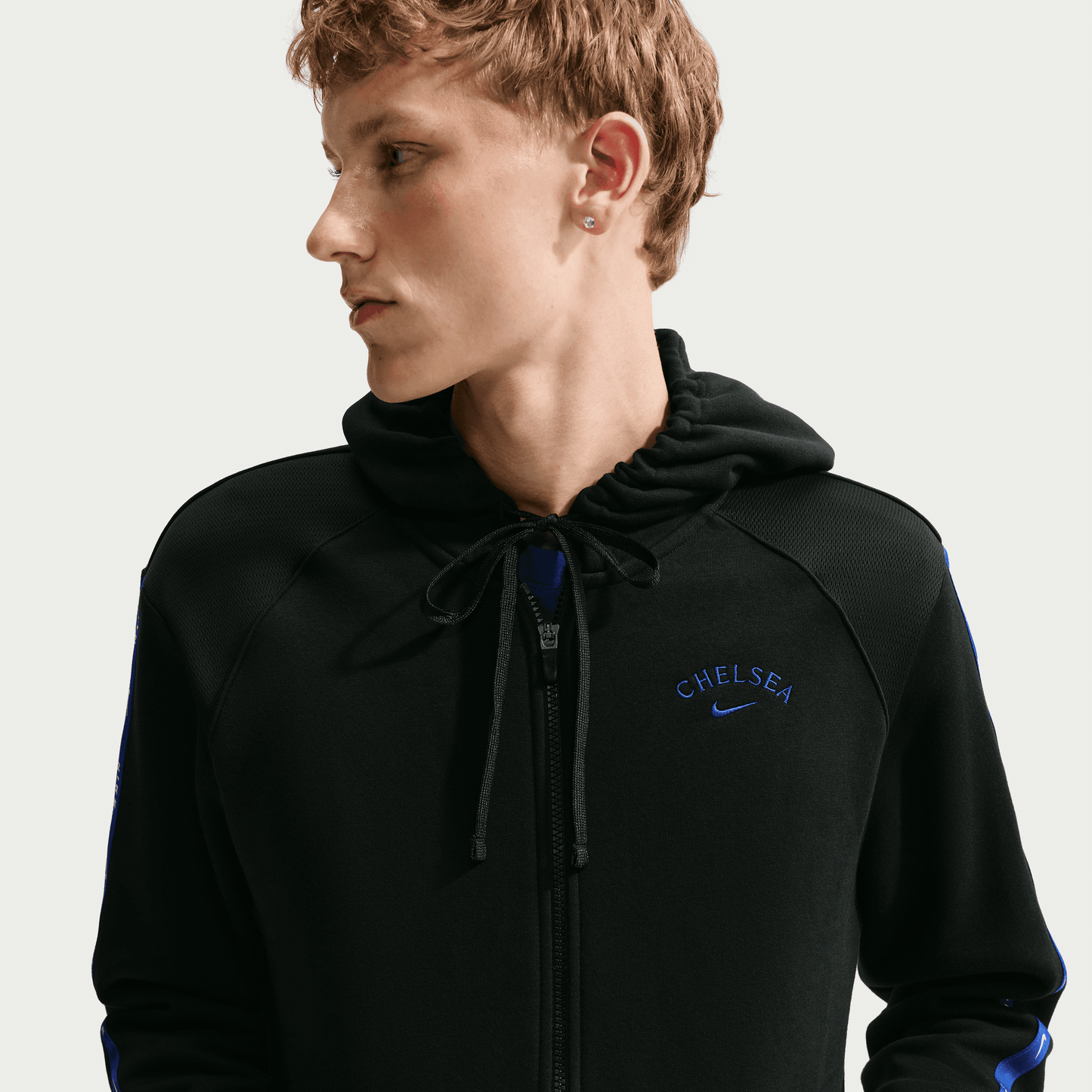 Nike Chelsea FC City Side Soccer Full-Zip Fleece Hoodie
