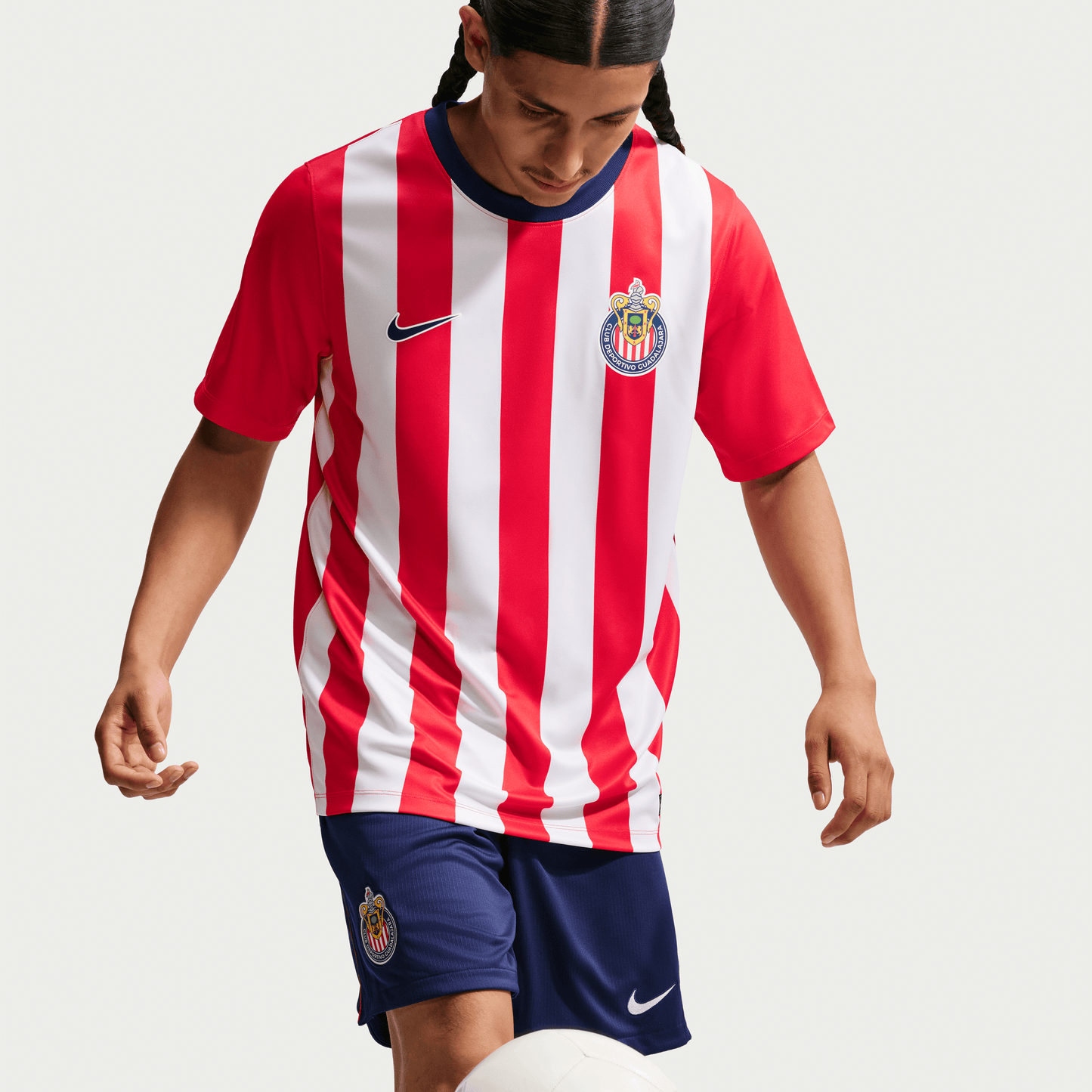 Nike C.D. Guadalajara Home Short Sleeve Dri-FIT Top 26/27