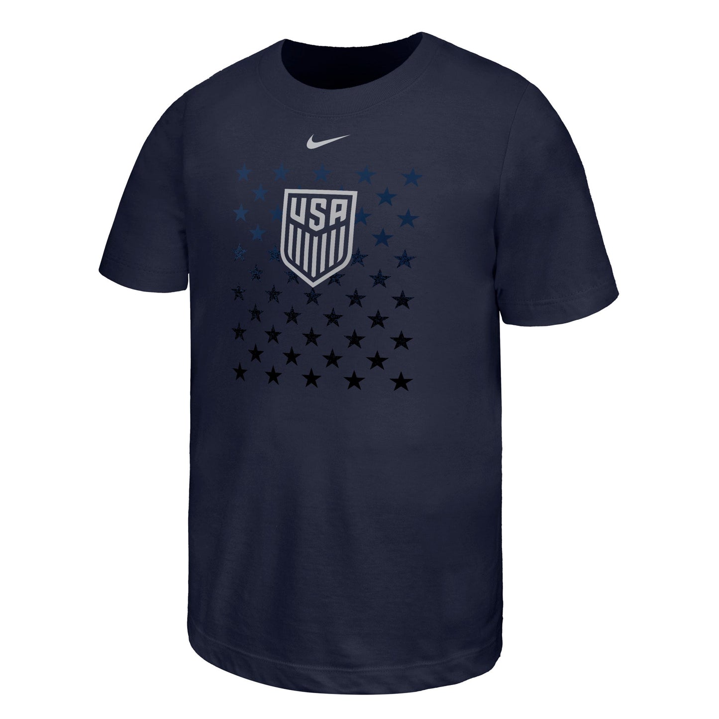 Nike USA Big Kids Core Cotton T-Shirt-Navy