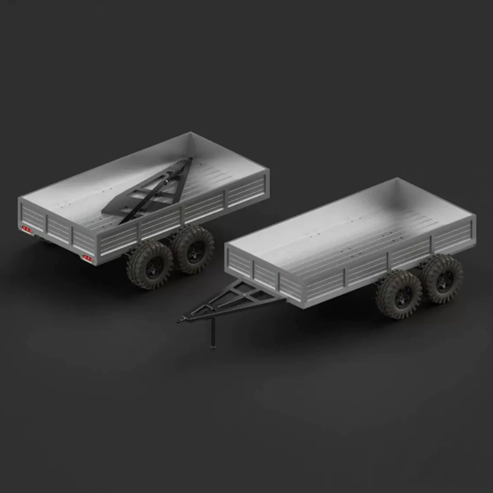 CROSSRC EMO XX2 XXL2 1/5 RC Crawler Stainless Steel Chassis Guard Off-Road Trailer Accessory
