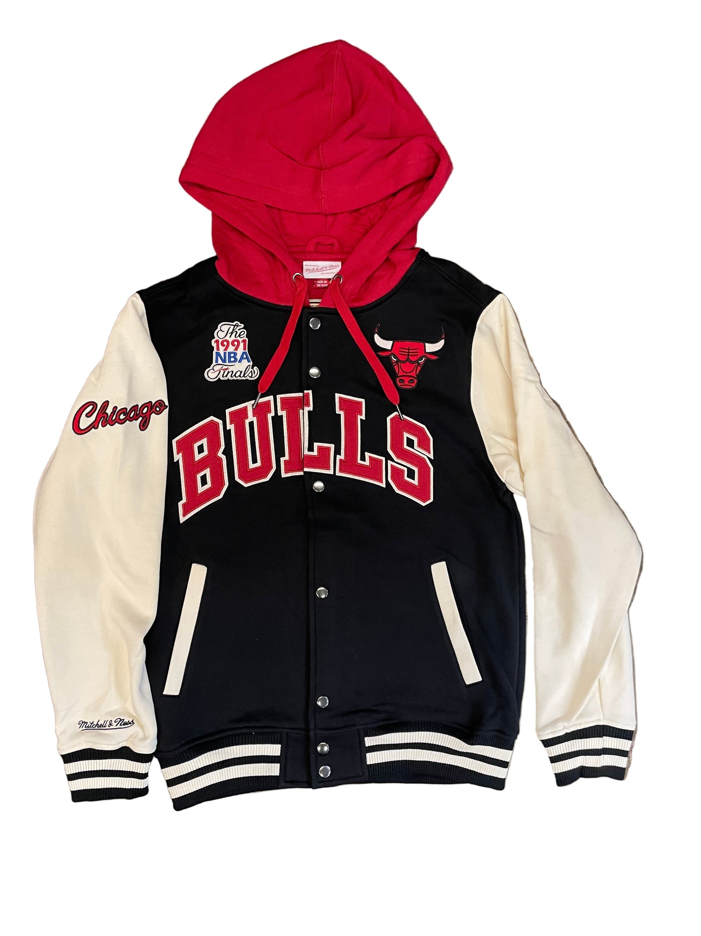 Mitchell & Ness Chicago Bulls Courtside Fleece Full-Snap Jacket