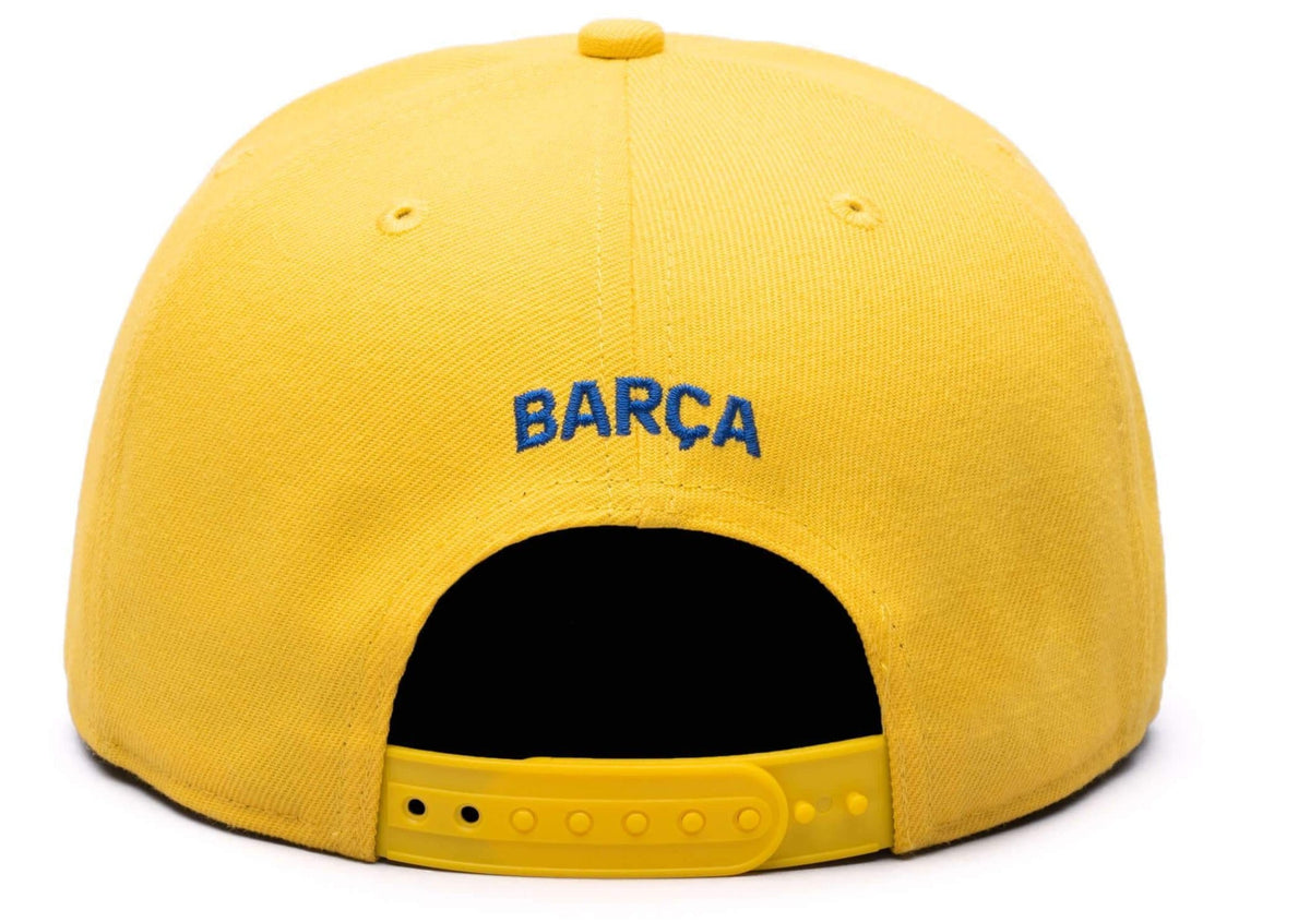 FC BARCELONA RETRO CAPSULE SNAPBACK HAT- Cyber Yellow