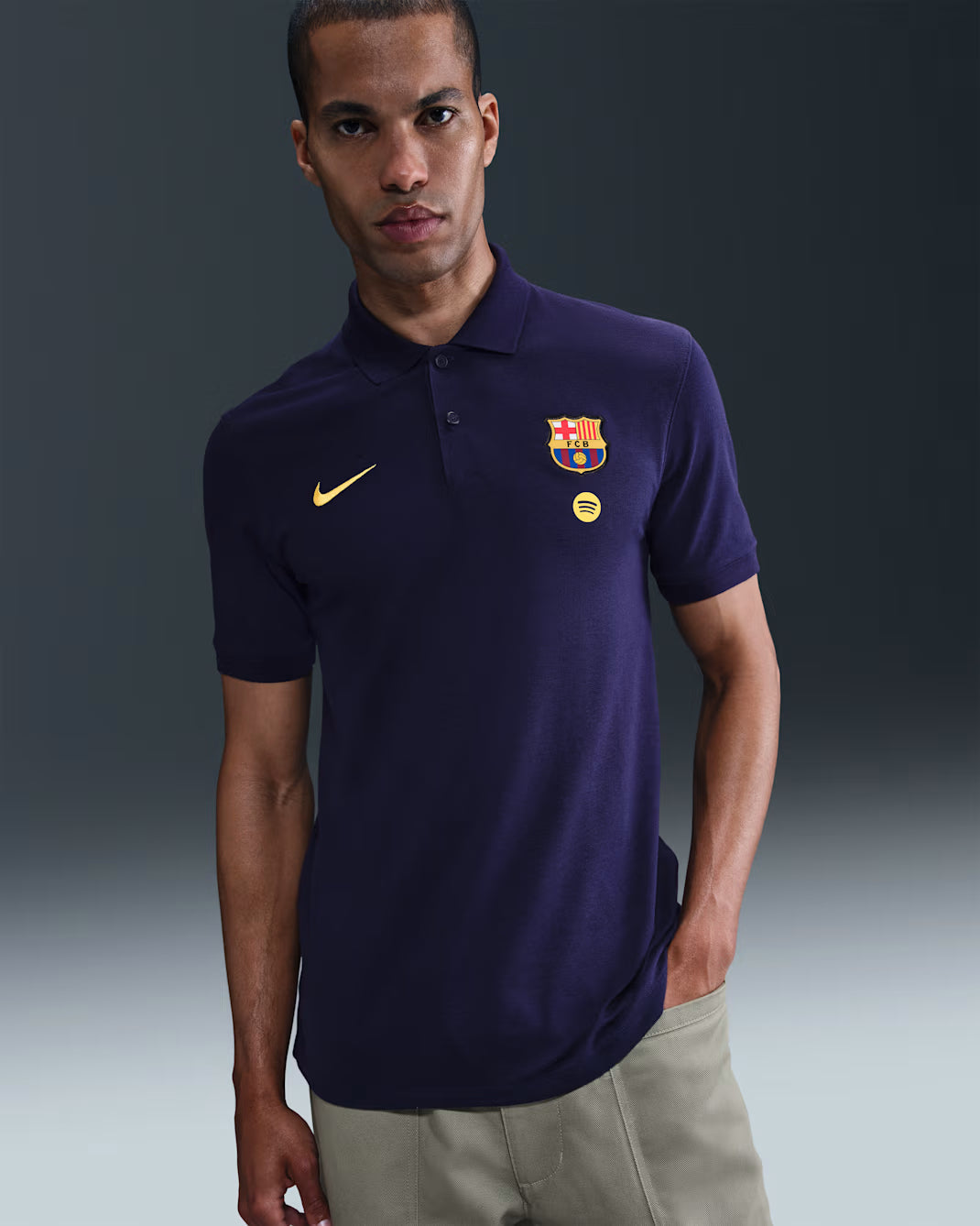 Nike FC Barcelona Men's Soccer Polo