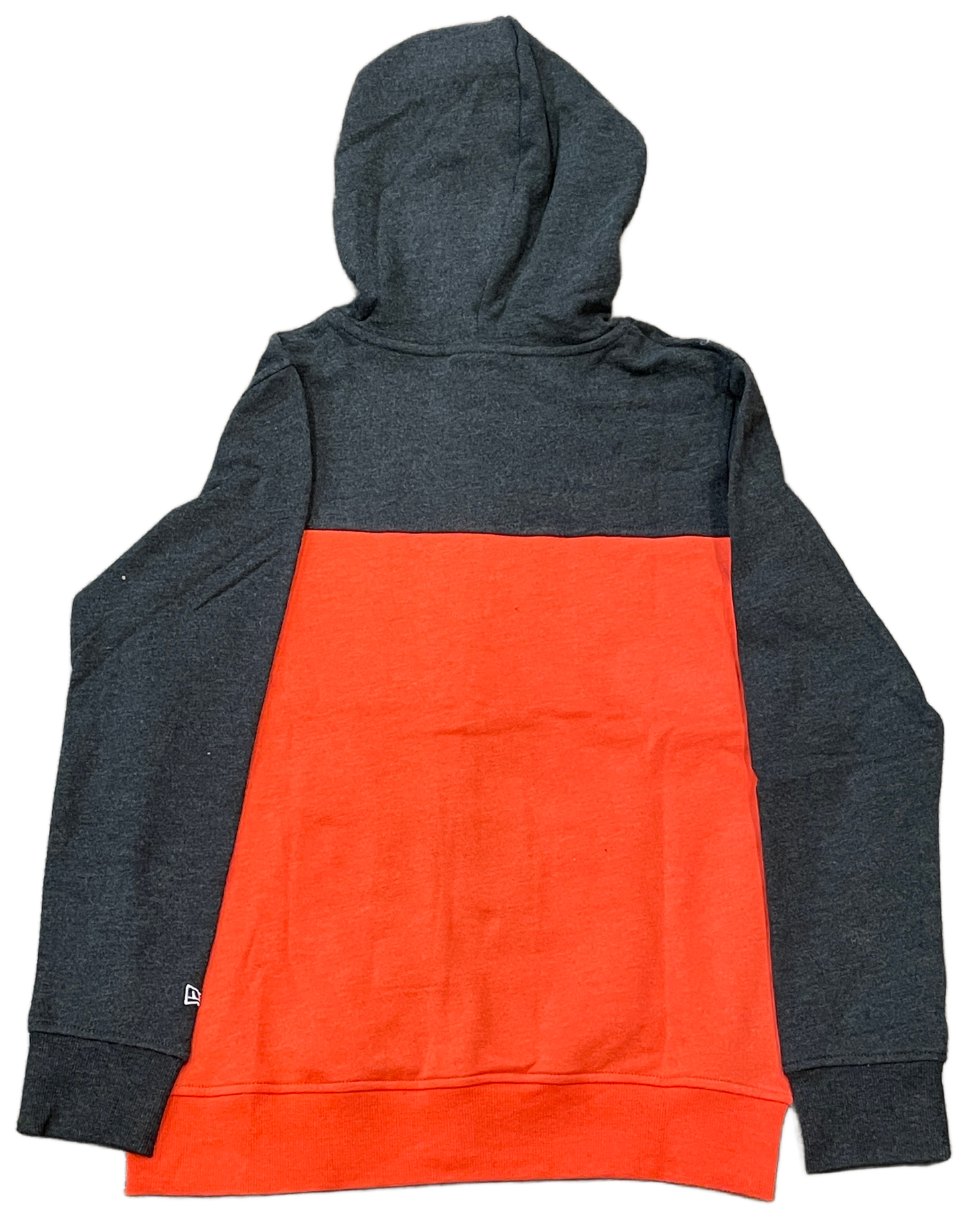 New Era Women's San Francisco Giants Colorblock Full-Zip Hoodie-Heather Black