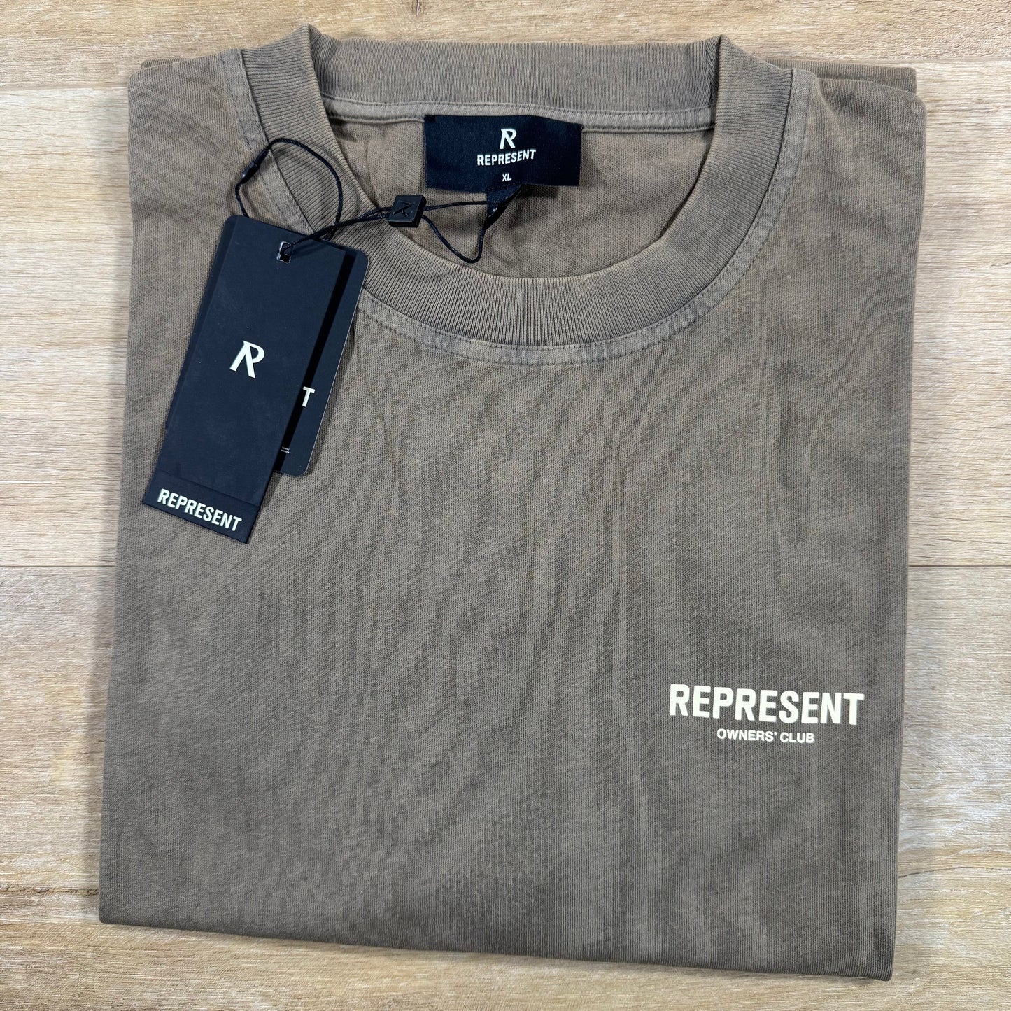 Represent Owners Club T-Shirt in Almond