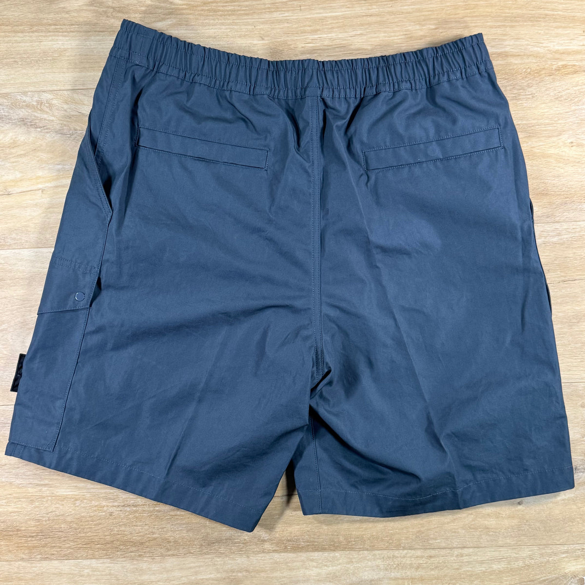 Stone Island Ghost All-Weather Cargo Shorts in Slate Blue