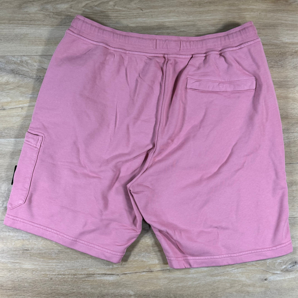 Stone Island Fleece Bermuda Shorts in Oleander Pink