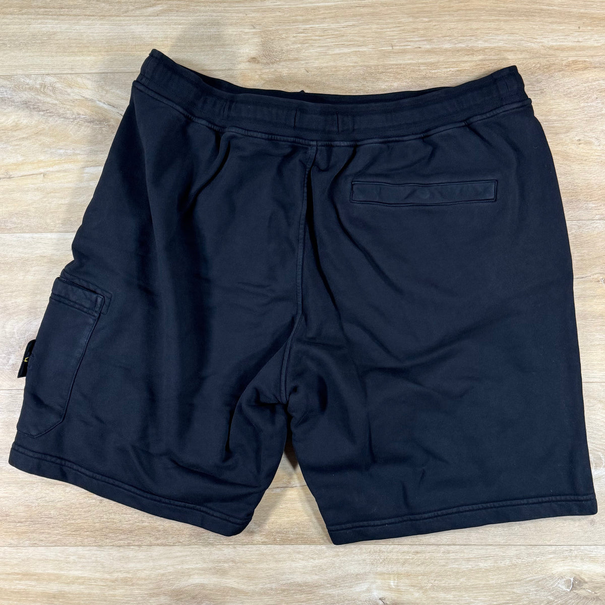 Stone Island Fleece Bermuda Shorts in Black