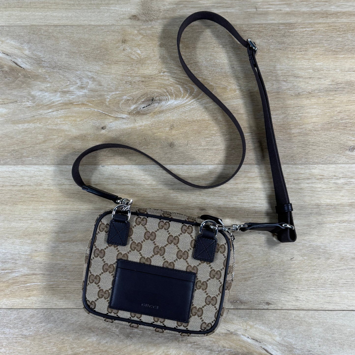 Gucci Mini GG Canvas Bag in Beige