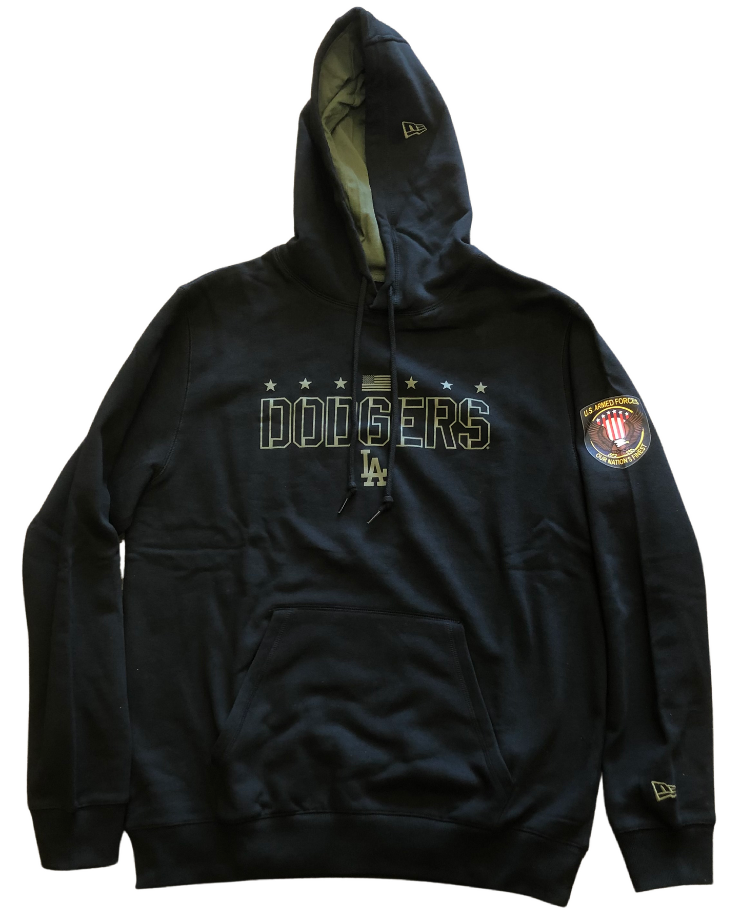 NEW ERA LOS ANGELES DODGERS ARMED FORCES HOODIE