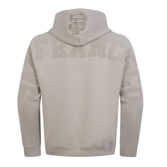 Pro Standard 'San Francisco Giants Wingspan' Drop Shoulder Hoodie-TAUPE