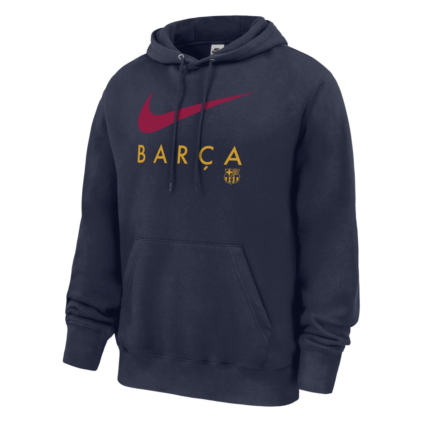 Nike FC Barcelona Club Fleece Hoodie-Navy