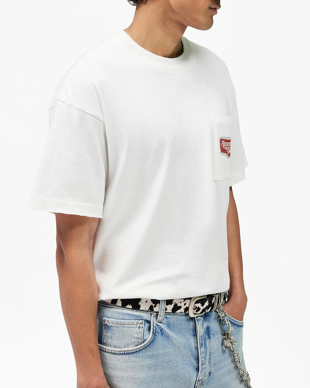 Represent Nothing Faster T-Shirt in Flat White