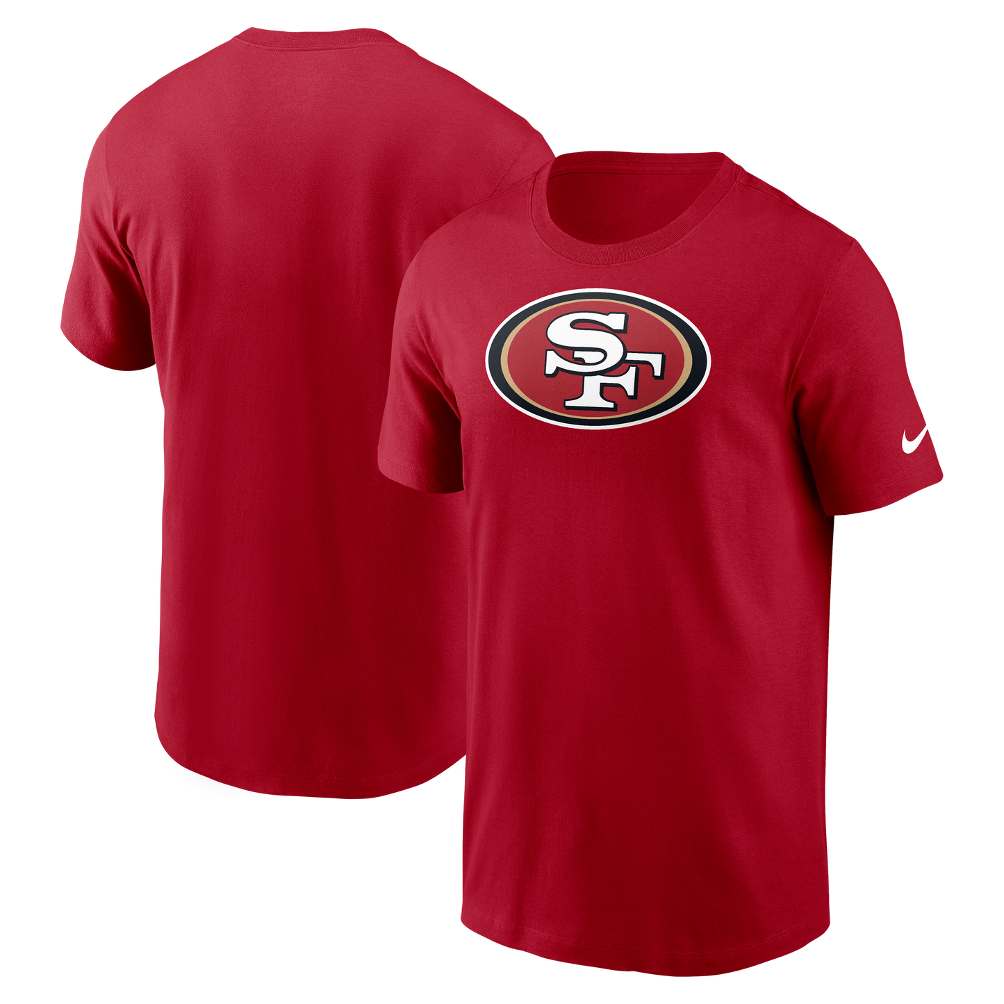 Nike Men's San Francisco 49ers Logo T-Shirt-Red