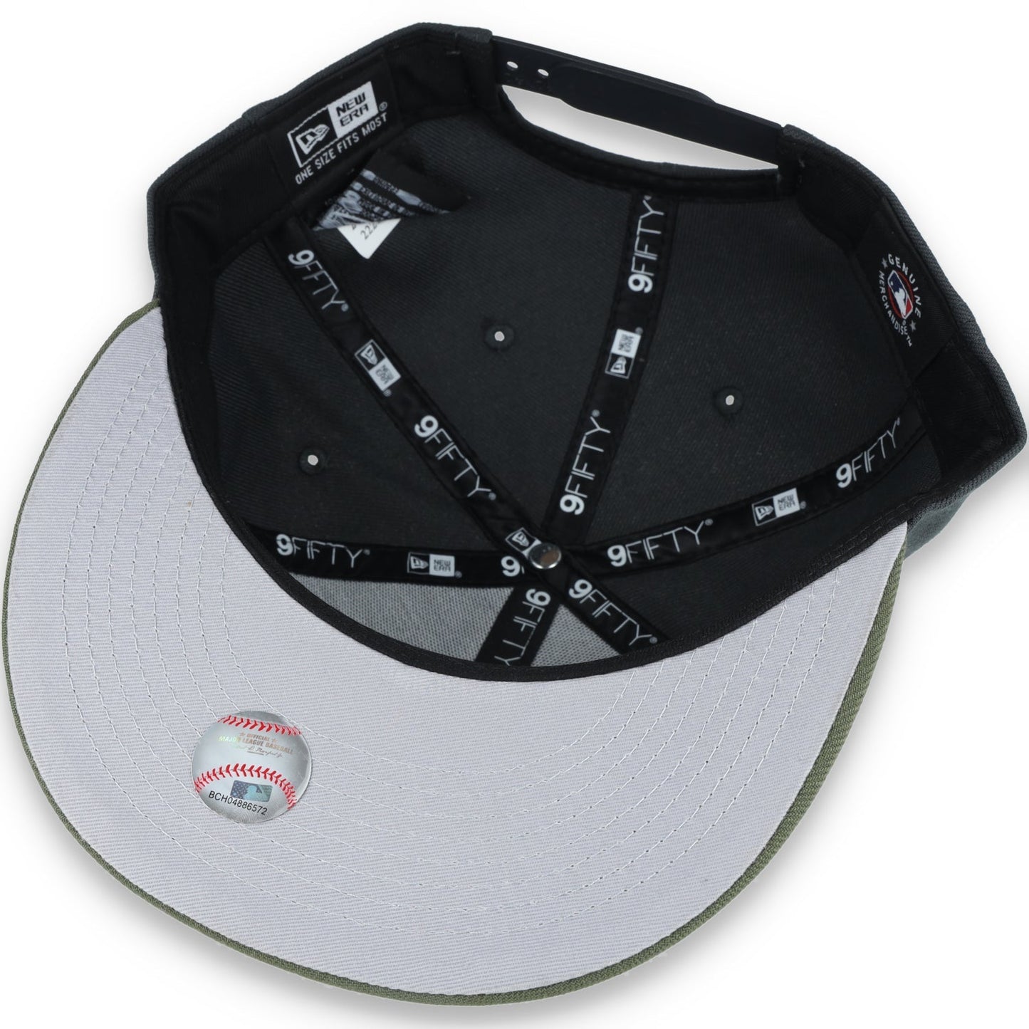 New Era Seattle Mariners 2-Tone Color Pack 9FIFTY Snapback Hat-Grey/Olive