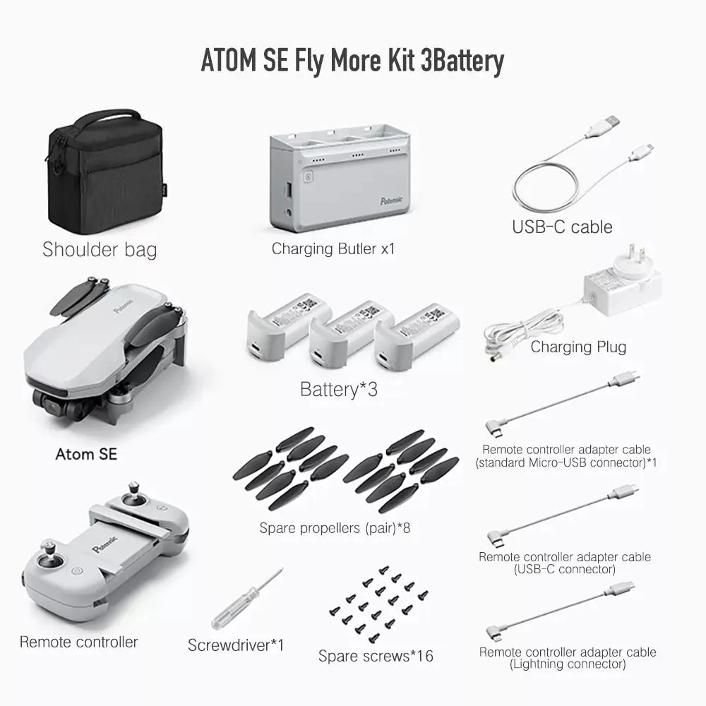 Potensic ATOM SE 4K Drone EIS Camera 249g 4KM GPS Tracking Quadcopter RTF