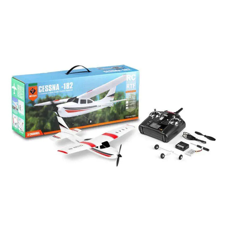 WLtoys F949S Cessna-182 Scale 2.4G 3CH EPP Fixed Wing Glider RC Airplane Outdoor RTF