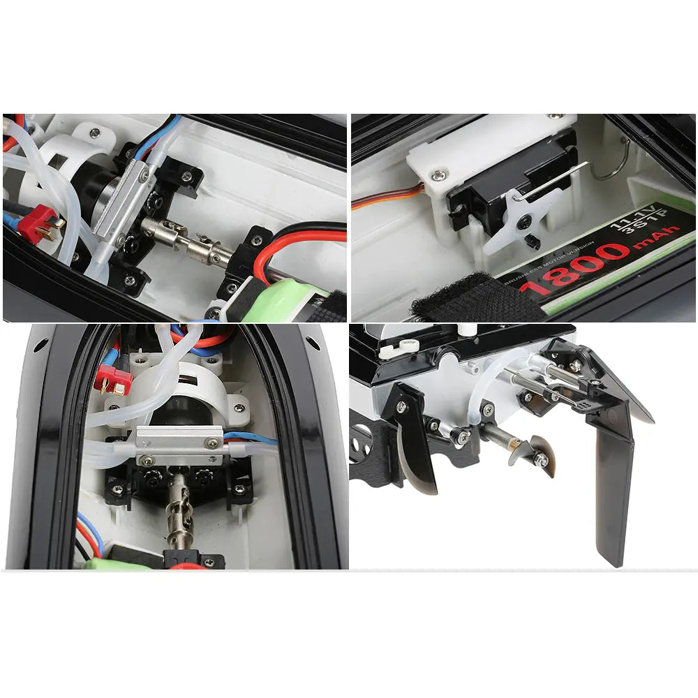 FT012 2.4G Brushless Self-Righting 48km/h High Speed RC Racing Speedboat RTR