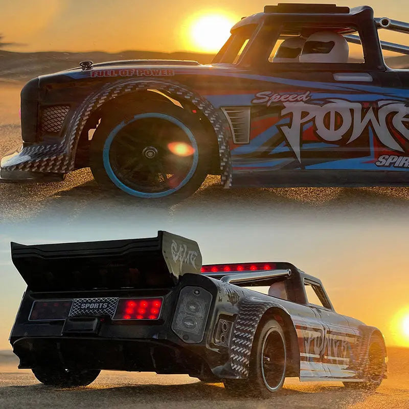 Wltoys 104072 1/10 Scale 4WD Brushless RC Drift Car 60km/h High Speed Metal Chassis RTR
