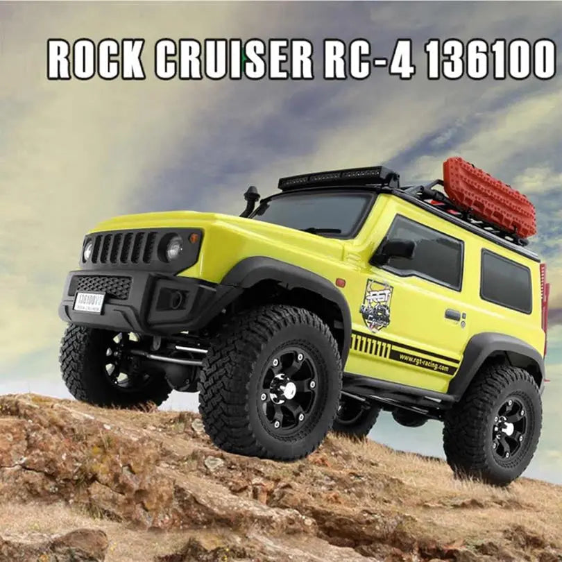 RGT 136100V3 1/10 Scale 4WD RC Crawler Climbing Buggy Off-Road Vehicle with LED Headlight RTR