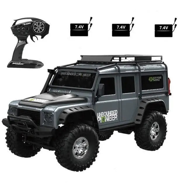 Off-road Car 1:10 2.4G 4WD RC Car Multiple Batteries RTR Model with LED Light