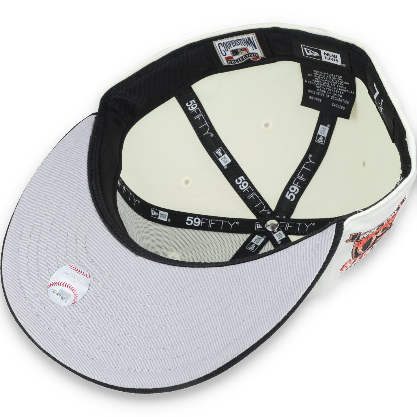 New Era San Francisco Giants "Gigantes" 50th Anniversary Side Patch 59IFTY Fitted hat- Chrome