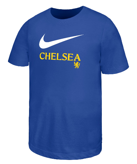Nike Men's Chelsea FC Men's Nike Soccer T-Shirt-Royal/Yellow
