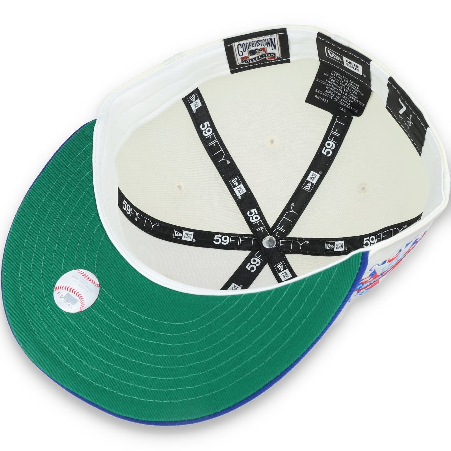 New Era Texas Rangers 1995 All Star Game Patch 59FIFTY Fitted Ivory Hat