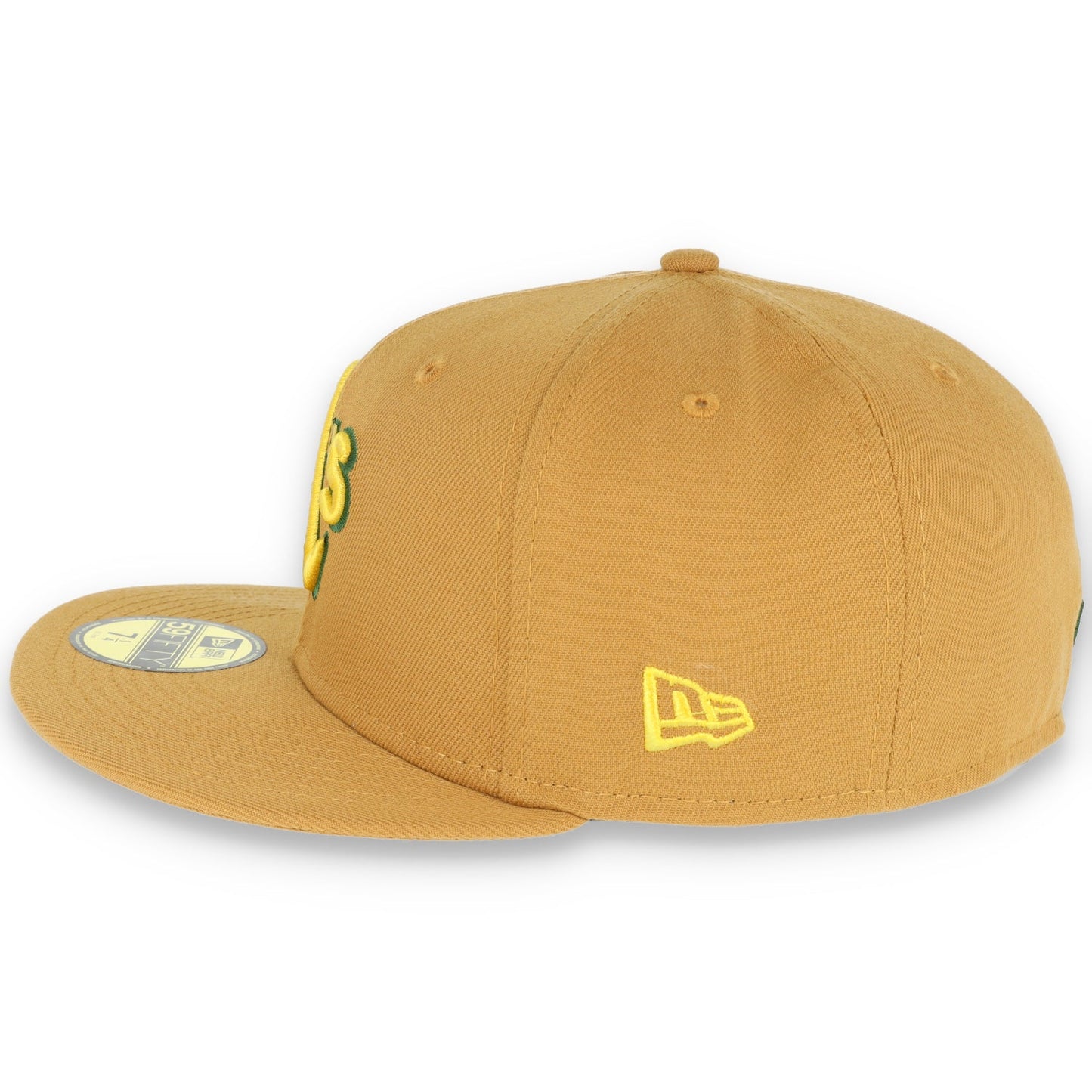 Oakland Athletics New Era 59Fifty Fitted Hat-Panama Tan