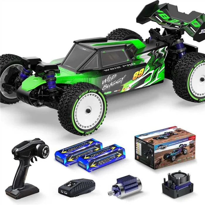 JIUSI WB12-PRO 1/12 RC Car — 80KM/H Brushless 4WD Off-Road Truck 3S Battery RTR
