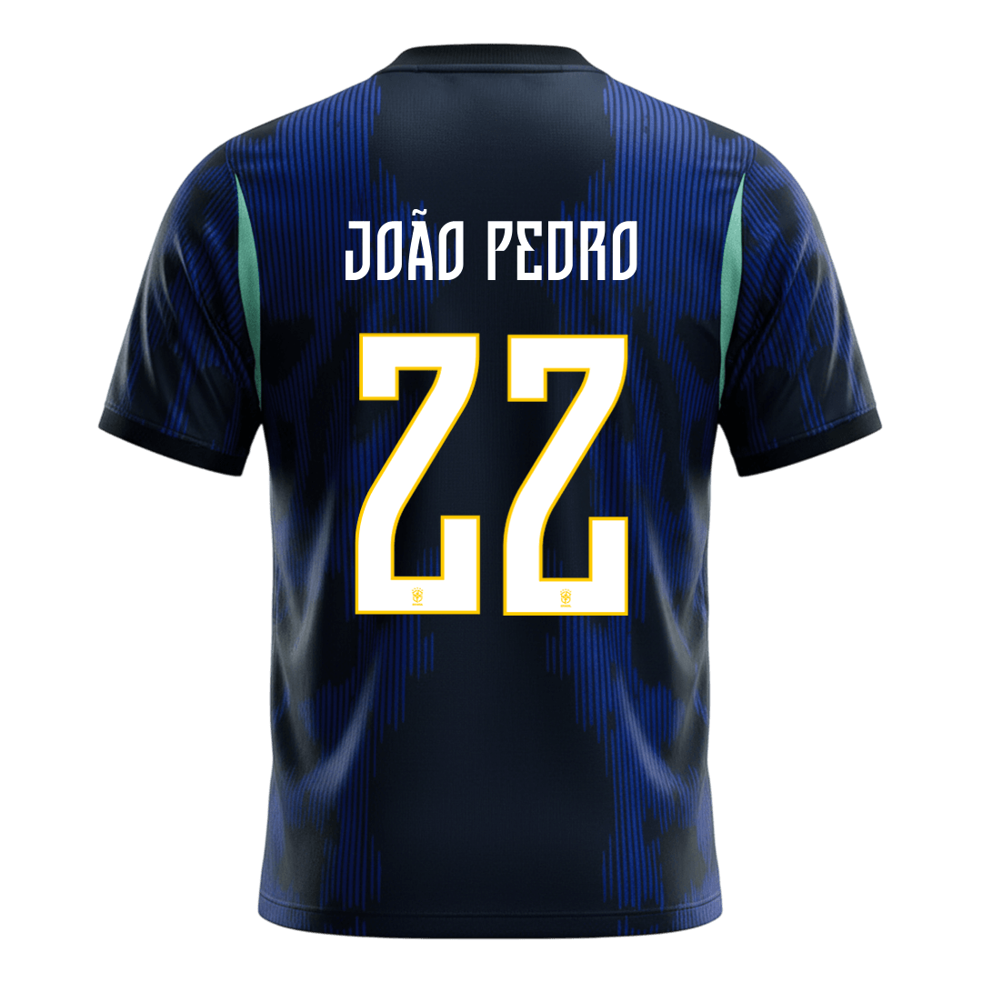 JOÃO PEDRO #22 Mens Brazil World Cup Away Jersey 2026