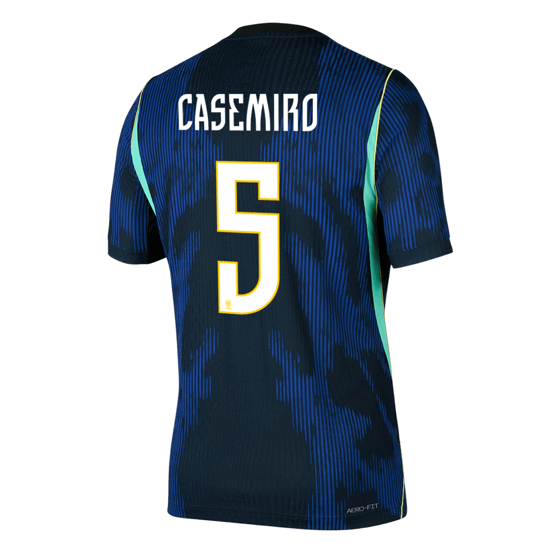 CASEMIRO #5 Mens Brazil World Cup Away Jersey 2026 - Player Version (Slim Fit)