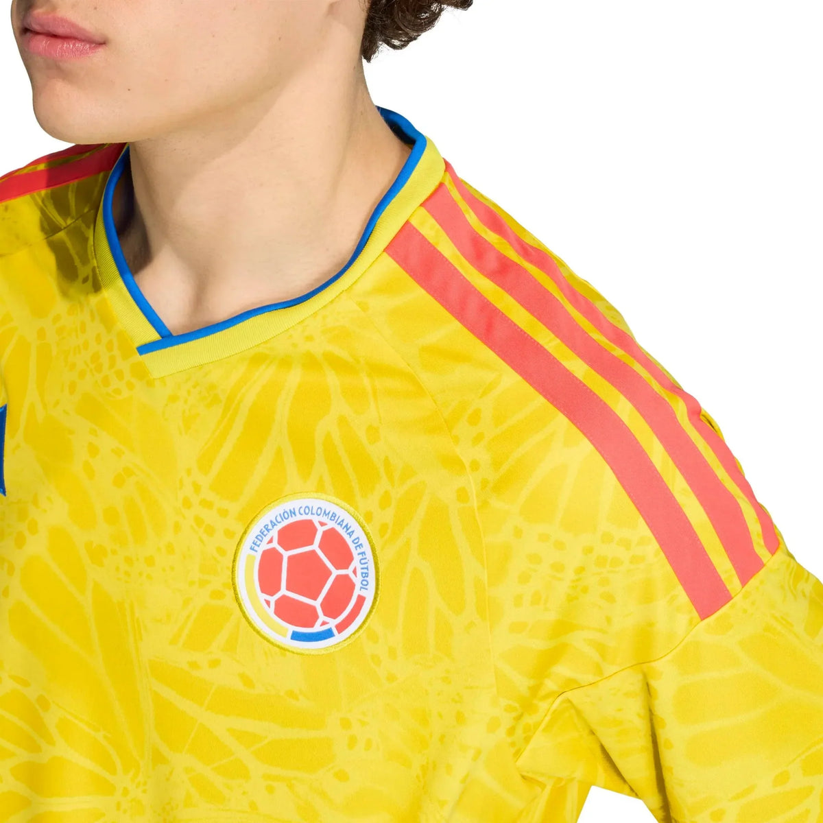 adidas 2026 Colombia Men's Stadium Home Soccer Jersey