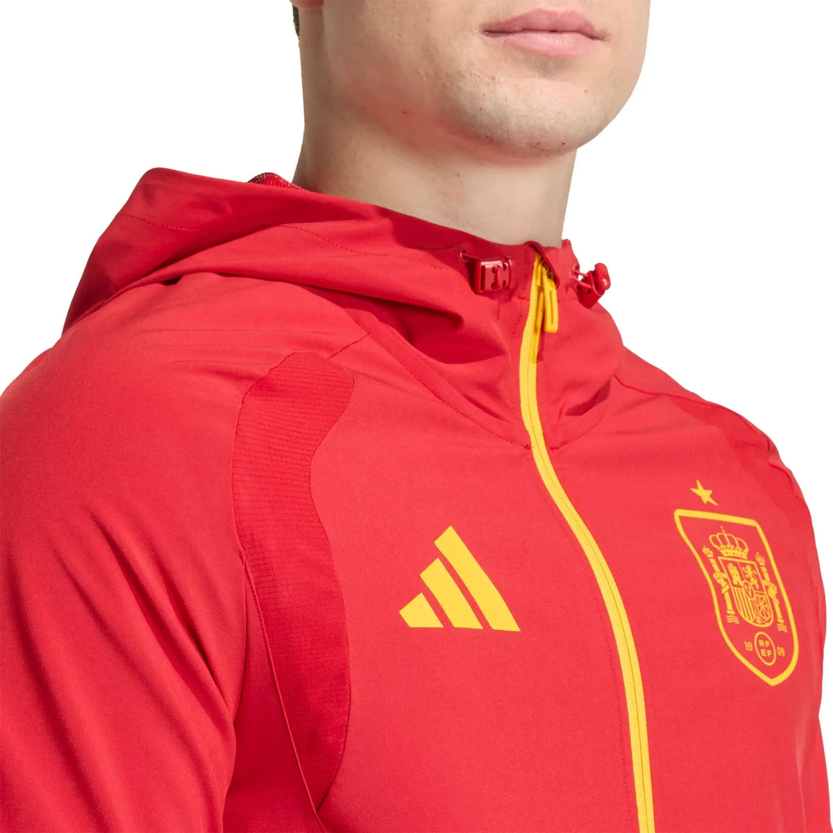 adidas 2026 Spain Men's Tiro Travel Full Zip Windbreaker