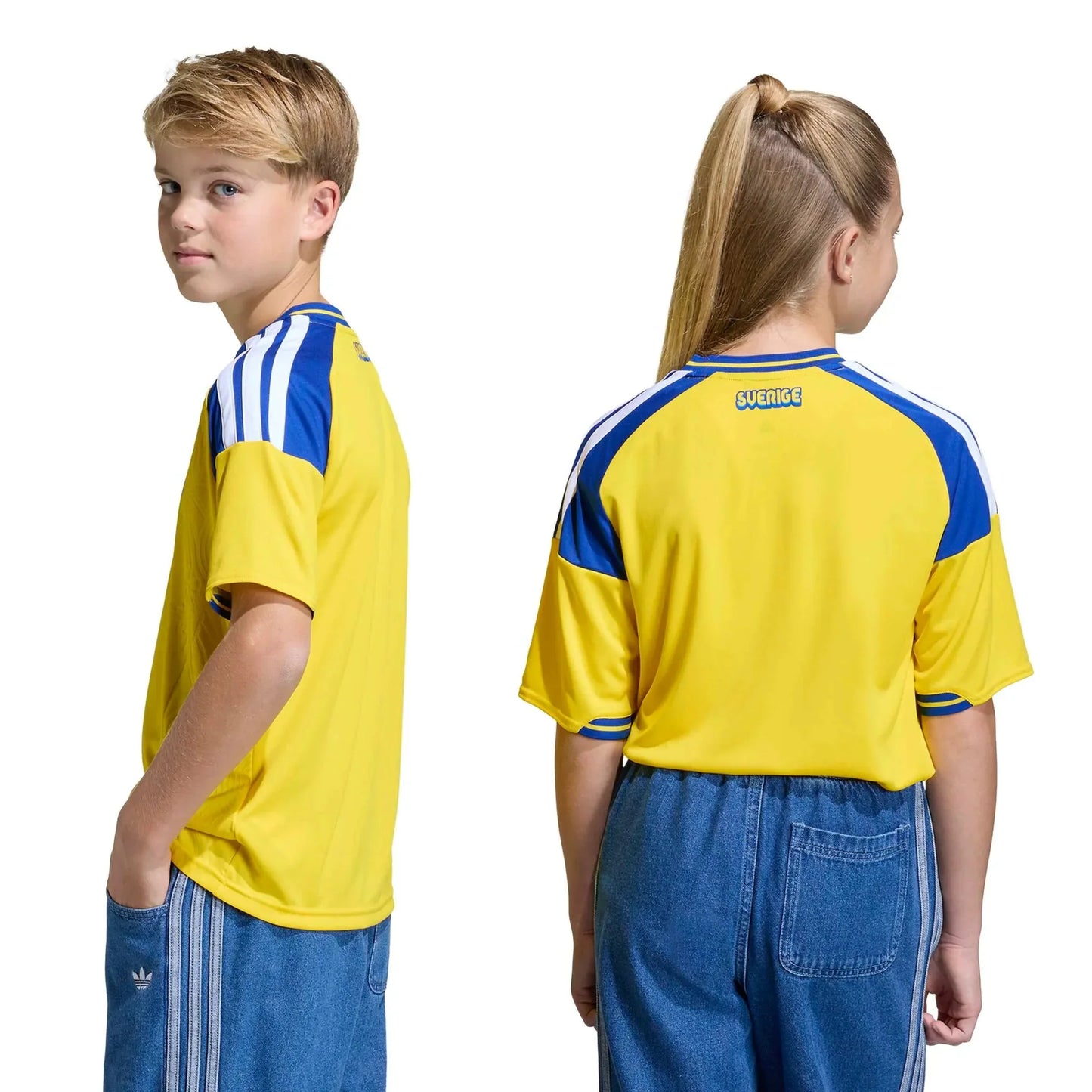 adidas 2026 Sweden Youth Stadium Home Soccer Jersey