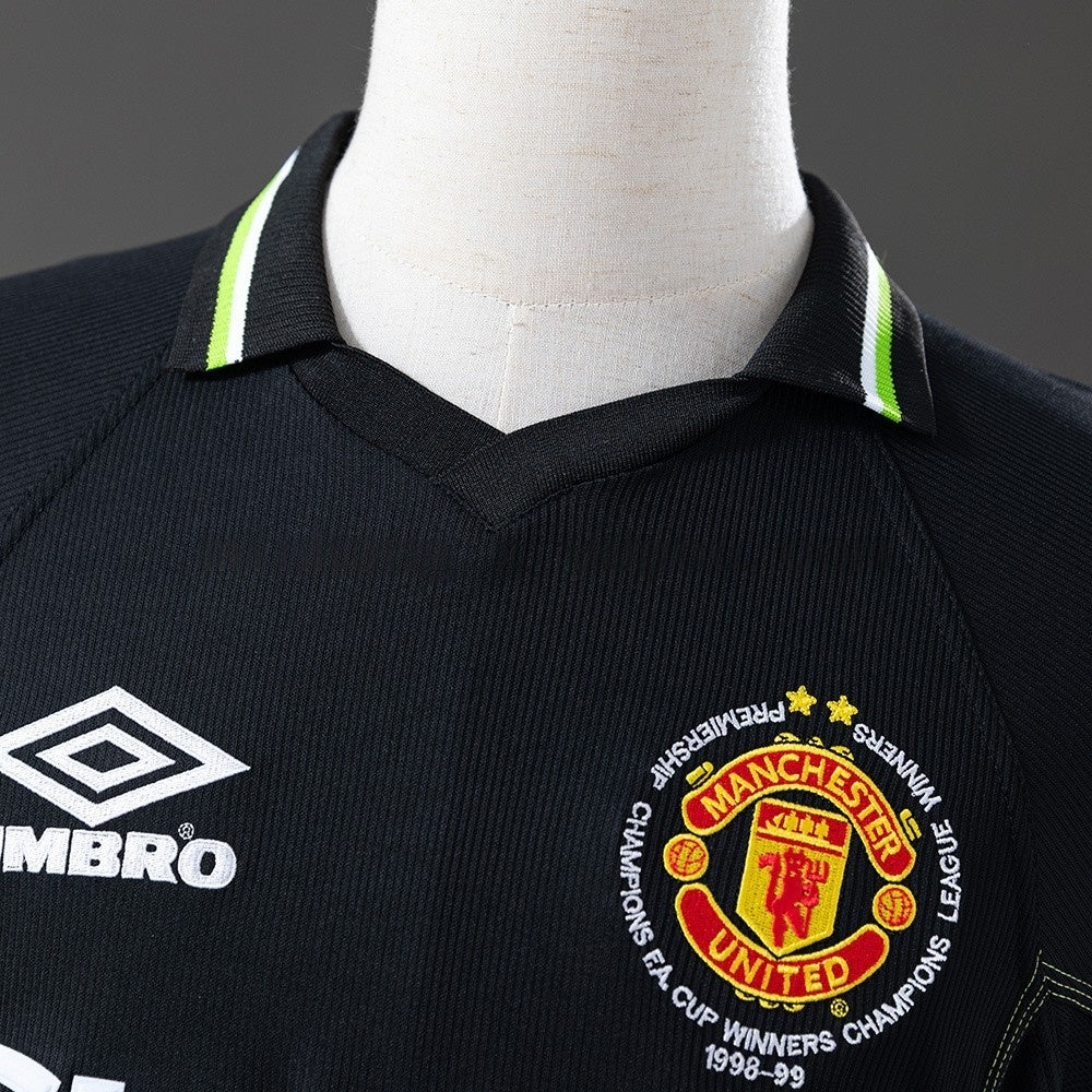 Manchester United Jersey 1998-99 Third Retro Kit Long Sleeves