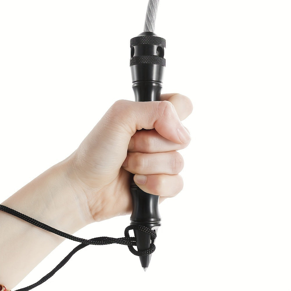 Aluminum Baton – Tactical Self Defense Whip with Alloy Handle with Tungsten Glass Breaker