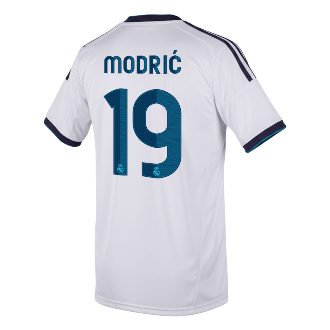Retro MODRIĆ #19 2012/13 Mens Real Madrid Home Jersey